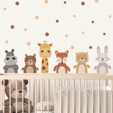 Hediye Postası Boho Hayvanlar Alemi Duvar Dekorasyon Sticker