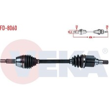 Veka FD-8060-AKS Komple On Sol 1,6 16V Fıesta V 2001=2006