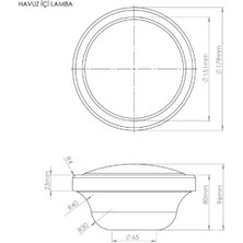 Tenda 20 Watt Beyaz Smd LED Havuz Ampulu / Par 56 Tenda