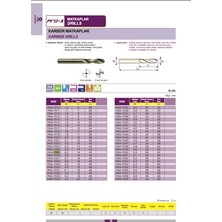 Pro-X PMA-7043 Karbür Matkap Ucu Ø4.3 mm (Çap)