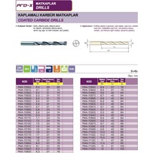 Pro-X PMA-7075C Kaplamalı Karbür Matkap Ucu Ø7.5 mm (Çap)