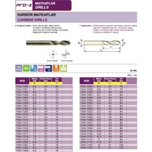 Pro-X PMA-7067 Karbür Matkap Ucu Ø6.7mm (Çap)