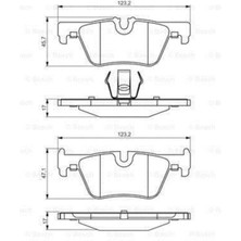 Bosch Bmw 3 Serisi F30 Arka Fren Balatası 2011-2018