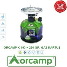 Orgaz Taşınır 230GR Gaz Kartuşlu Kamp Ocak - K 193-230