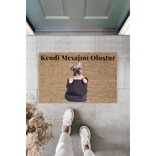 Parla Dijital Baskı Kişiye Özel Iç Kapı Dekorasyon Paspas  PS11216