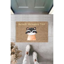 Parla Dijital Baskı Kişiye Özel Iç Kapı Dekorasyon Paspas  PS11196