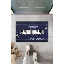 Parla Dijital Baskı Kişiye Özel Iç Kapı Dekorasyon Paspas  PS11266