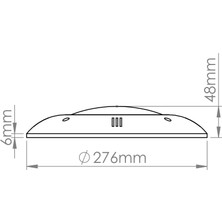 Tenda 30 Watt Smd LED Beyaz Sıva Üstü Havuz Lambası Tenda