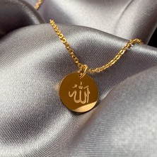 Nida Jewelry 925 Ayar Gümüş Allah Kolye