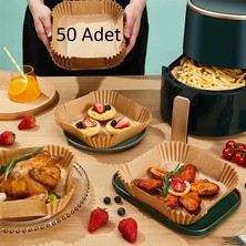 Yıldız Fırsat Xl Xxl Modeller Için Airfryer Pişirme Kağıdı Fritöz Yağlı Kağıt 50 Adet Büyük Airfryerler Için Uygun Xiaomi Philips