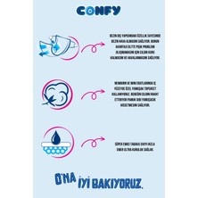 Confy Premium 6 Numara Bebek Bezi Extralarge +15 KG 108 Adet