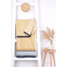 Baveno %100 Pamuk Mozaik Desen 70X140 Banyo Havlusu