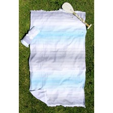 Baveno %100 Pamuk 90X160 Çizgili Plaj Havlusu