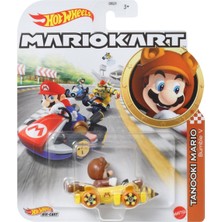 Hot Wheels Mario Kart Karakter Araçlar Tanooki Mario Bumble V