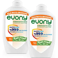 Evony Sıvı Sabun Soft Care 1500ml 2 Adet