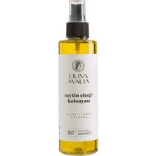 Oliva Malia Zeytin Çiçeği Kolonyası 200 ml Sprey Kapaklı Şişe x 3 Adet