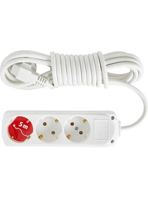 Almera 3'lü Topraklı Priz 5 Metre