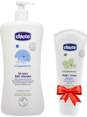 Chicco Göz Yakmayan Saç ve Vücut Şampuanı 750ML + Chicco Pişik Önleyici Krem 100ML