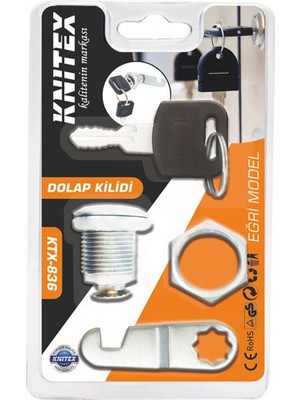 Knitex Ktx -836 Vakumlu Dolap Kilidi Eğri-54