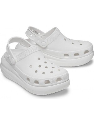 Crocs Classic Crush Clog Kadın Beyaz Terlik 207521-10010