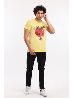 Superfly Tshirt Erkek Sarı Tshirt 21690-22