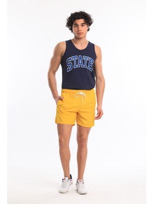 Superfly Men Swimwear Shorts Mustard Erkek Şort 21678-14