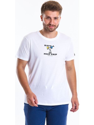 Superfly Men Tshırt White Erkek T-Shirt 22621-24