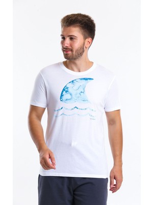 Superfly Men Tshırt White Erkek T-Shirt 22555-24