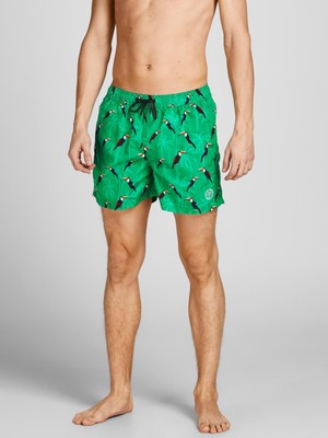 Jack & Jones Stcrete Jjswim Akm Animal Sn Erkek Lacivert Şort 12202955-08