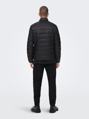 Only & Sons Carven Quilted Puffer Otw Noos Erkek Siyah Mont 22023051-0210