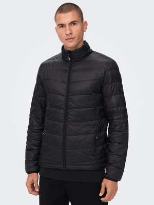 Only & Sons Carven Quilted Puffer Otw Noos Erkek Siyah Mont 22023051-0210