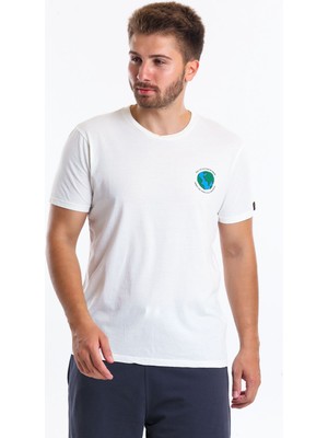 Superfly Men Tshırt Offwhıte Erkek T-Shirt 22597-17