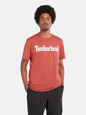 Timberland Kennebec Linear Tee Erkek Turuncu Tshirt TB0A2C31DH91