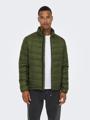 Only & Sons Carven Quilted Puffer Otw Noos Erkek Haki Mont 22023051-0310