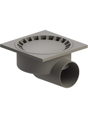 Nano Tm 20*20 Yan Çıkış 75 Dış Mekan Yer Sifonu Nano Tm Balkon Bahçe Çamur Süzgeci