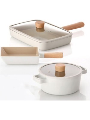 Neoflam Fika 5 Parça Tencere Tava Seti 29T-22T-15Y