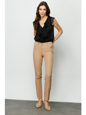 Ekol Dar Paça Cepli Pantolon