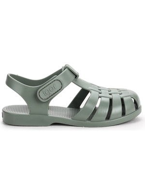 Igor Clasica Velcro Kız/Erkek Çocuk Sandalet S10288 Havuz Plaj Yeşil