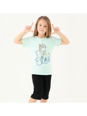 Disney Frozen D4803  Kız Çocuk Kısa Kol T-Shirt