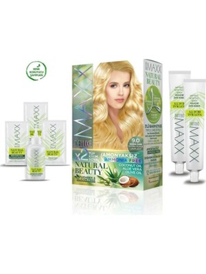 2 Paket Natural Beauty Amonyaksız Saç Boyası 9.0 Doğal Sarı