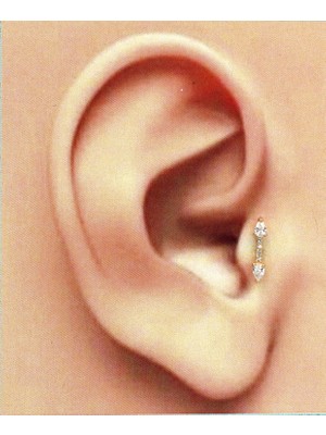 Safderun Takı Altın Tragus Helix Piercing