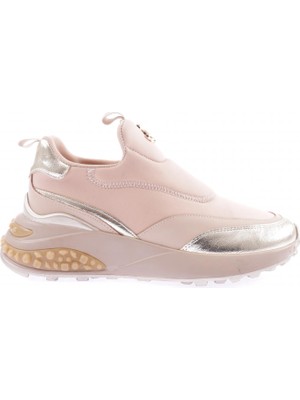 DGN 026-22K Kadin Kalin Taban Metal Aksesuarli Sneakers Ayakkabi