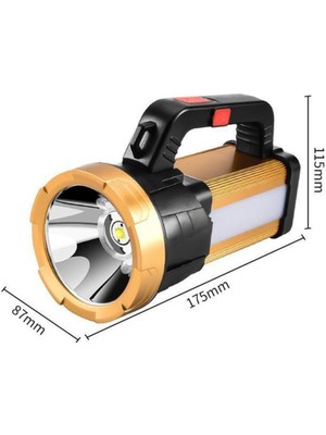 Watton 6 Mod Şarjlı El Feneri Projektör Tipi Watton WT-615 5.0 / 5