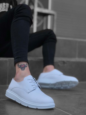 BOA BA0003 Bağcıklı Klasik  Kalın Taban Casual Erkek Ayakkabı