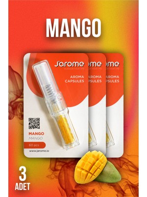 Jarome 3 Adet -  Mentol Topu  Mango Aroma Kapsülleri - Fransız