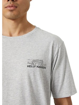 Helly Hansen Hh Tech Logo Erkek Kısa Kollu Tişört Grey Melange HHA63165