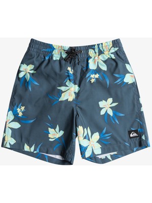 Quiksilver Çocuk Şort Volley Short Siyah Günlük Giyim