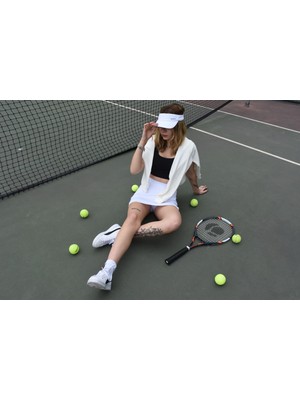 Fitpros Beyaz Tenis Eteği