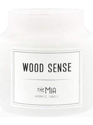 The Mia Aromatik Wood Sense Kokulu Mum 450CC