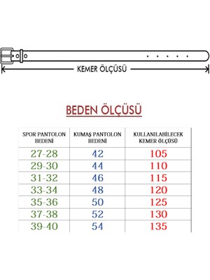 Deribond 3 Adet Erkek Kemer